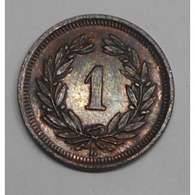 SWITZERLAND 1 Rappen 1918