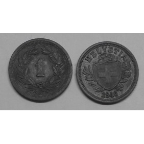 SWITZERLAND 1 Rappen 1946
