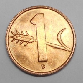 SWITZERLAND 1 Rappen 1953