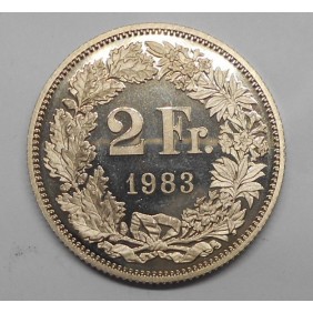 SWITZERLAND 2 Francs 1983...
