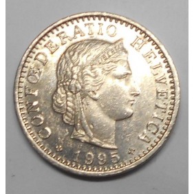 SWITZERLAND 20 Rappen 1995