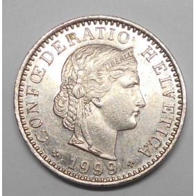 SWITZERLAND 20 Rappen 1999