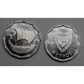 CYPRUS 5 Mils 1982