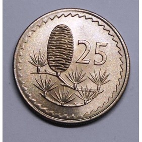 CYPRUS 25 Mils 1963