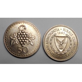 CYPRUS 50 Mils 1963