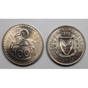 CYPRUS 100 Mils 1979