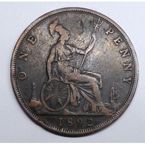 GREAT BRITAIN 1 Penny 1892