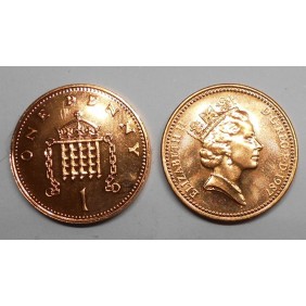 GREAT BRITAIN 1 Penny 1987