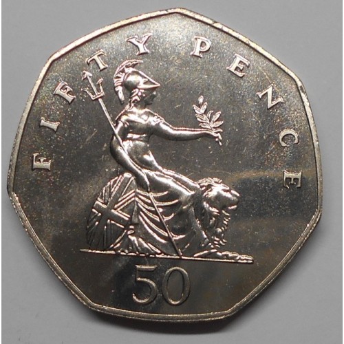 GREAT BRITAIN 50 Pence 1987