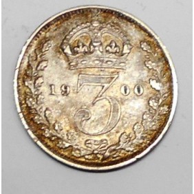 GREAT BRITAIN 3 Pence 1900...