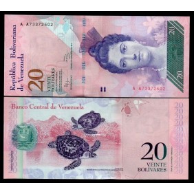 VENEZUELA 20 Bolivares 2014