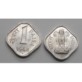 INDIA 1 Paisa 1968 B