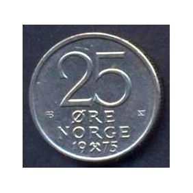 NORWAY 25 Ore 1975