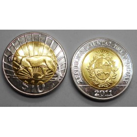 URUGUAY 10 Pesos 2011