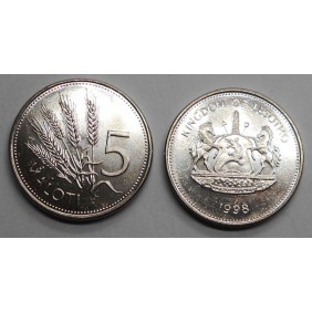 LESOTHO 5 Maloti 1998