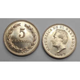 EL SALVADOR 5 Centavos 1977