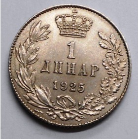 YUGOSLAVIA 1 Dinar 1925 (p)