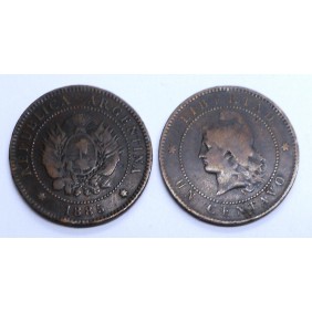 ARGENTINA 1 Centavo 1885