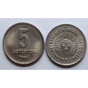 ARGENTINA 5 Centavos 1994