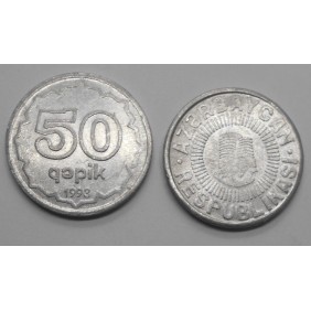 AZERBAIJAN 50 Qapik 1993