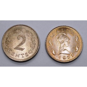 MALTA 2 Cents 1977