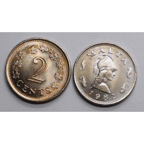 MALTA 2 Cents 1982