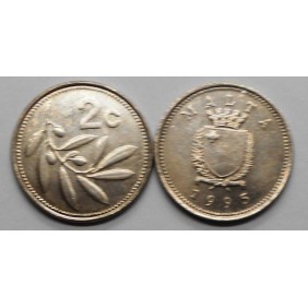 MALTA 2 Cents 1995