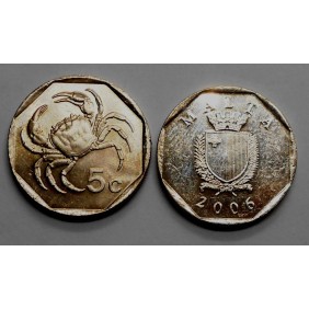MALTA 5 Cents 2006
