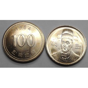 SOUTH KOREA 100 Won 1984