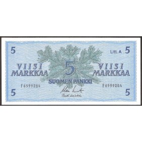 FINLAND 5 Markkaa 1963 Litt. A
