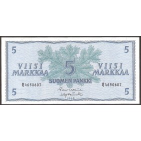 FINLAND 5 Markkaa 1963