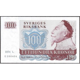 SWEDEN 100 Kronor 1974