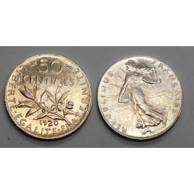 FRANCE 50 Centimes 1920 AG