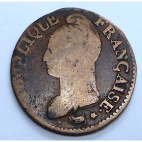 FRANCE 5 Centimes L'AN 8 I...