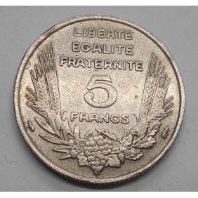 FRANCE 5 Francs 1933 L. Bazor