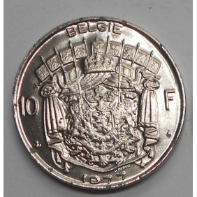 BELGIUM 10 Francs 1977 Belgie