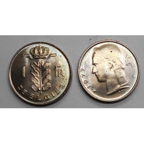 BELGIUM 1 Franc 1977 Belgie