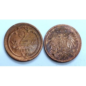AUSTRIA 2 Heller 1903