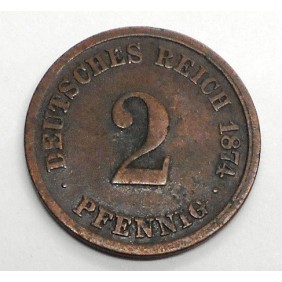 GERMANY EMPIRE 2 Pfennig...