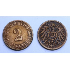 GERMANY EMPIRE 2 Pfennig...