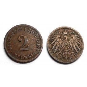 GERMANY EMPIRE 2 Pfennig...