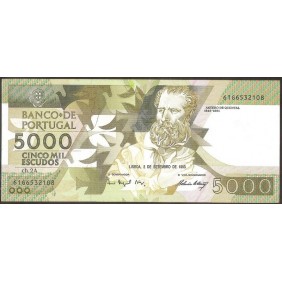 PORTUGAL 5000 Escudos 1993