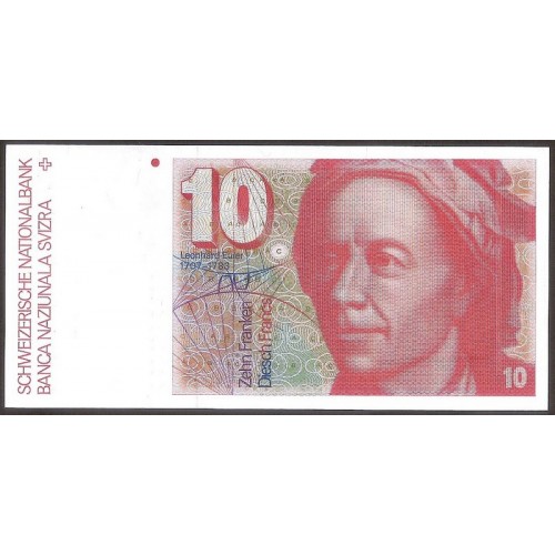 SWITZERLAND 10 Franken 1986