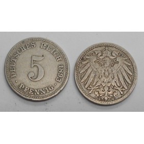 GERMANY EMPIRE 5 Pfennig...