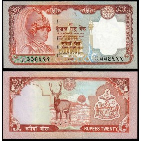 NEPAL 20 Rupees 2002