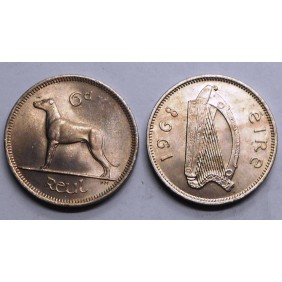 IRELAND 6 Pence 1968
