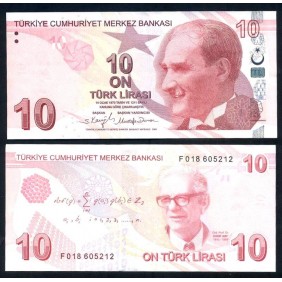 TURKEY 10 Lira 2009 (2022)