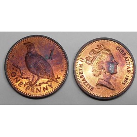 GIBRALTAR 1 Penny 1995 AA