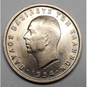 GREECE 5 Drachmai 1954 Paul I