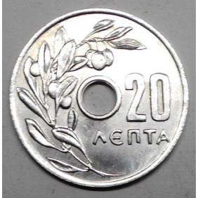 GREECE 20 Lepta 1959